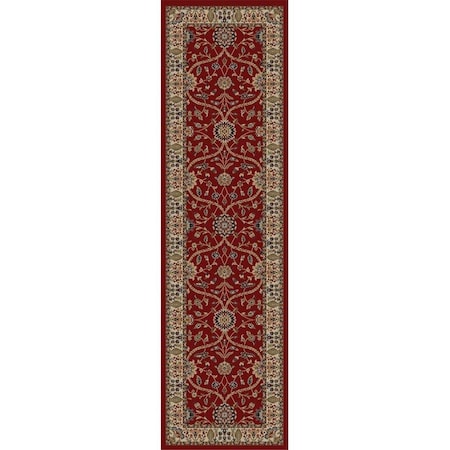 Concord Global 2 ft. 3 in. x 7 ft. 7 in. Jewel Voysey - Red 49002